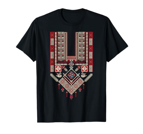 Palästina Folklore Traditionelle jordanische Libanesische Frauen Mädchen T-Shirt von Palestine Store