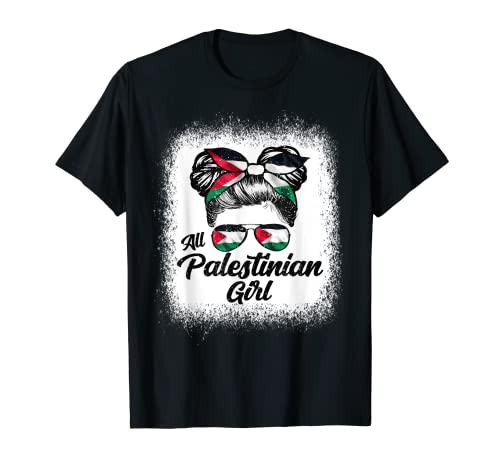 Palestine Woman All Palestinian Girl With Palestinians Flag T-Shirt von Palestine Store