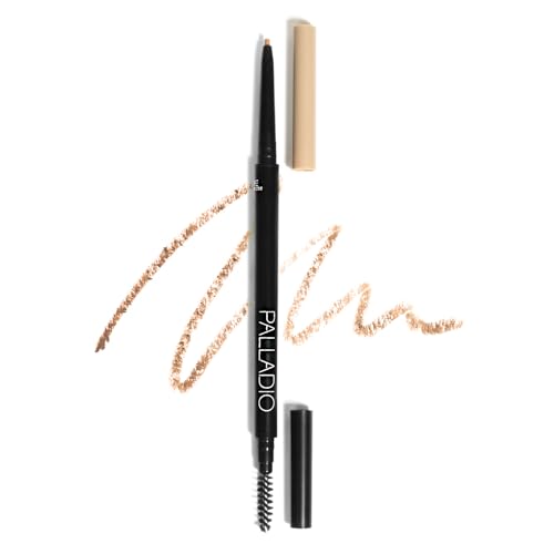 Palladio Beauty Brow Definer Stift, ultrapräziser Twist-Up Augenbrauenstift mit langanhaltender Wirkung, Taupe von Palladio