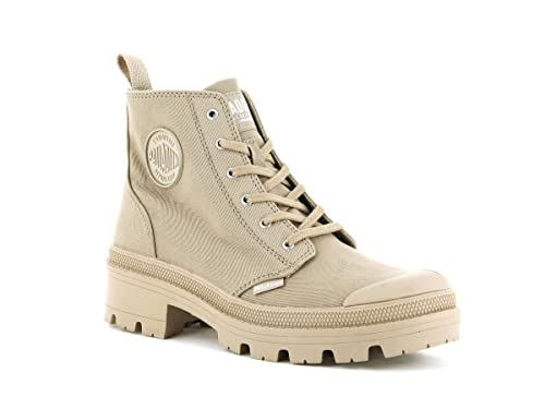 Palladium, PALLABASE TWILL Boots Weiblich, Beige, 36, EU von Palladium