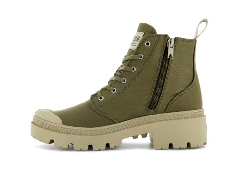 Palladium, PALLABASE TWILL Boots weiblich, grün, 35.5, EU von Palladium