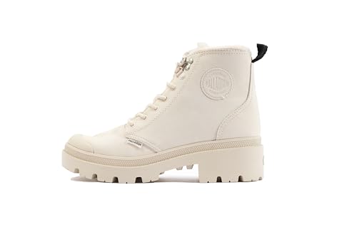 Palladium Damen Pallabase Nbk Zip Wl Outdoor boots, Weiß, 35.5 EU von Palladium