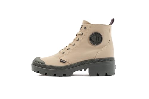 Palladium Damen Pallabase Twill Sneaker, Grün, 43 EU Palladium Damen Pallabase Twill Sneaker, Grün, 43 EU von Palladium