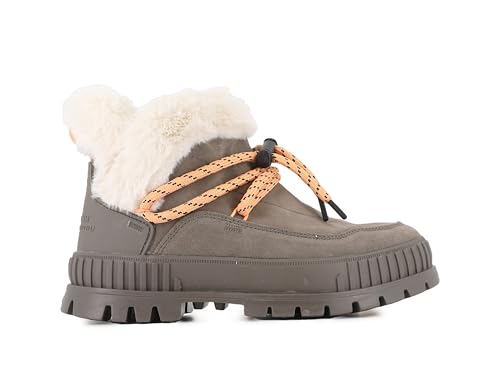 Palladium Damen Pallashock Lo Hiver Stiefelette, grau, 39.5 EU von Palladium