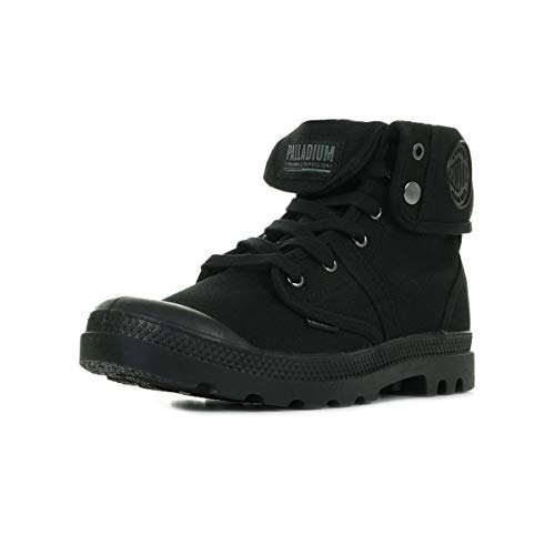 Palladium Herren Pallabrouse Baggy. Hohe Sneaker, Schwarz (Black/Black 466), 43 EU von Palladium