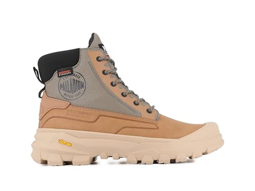 Palladium Herren Pallarider Sc Wp+ Ankle Boot, Dusky Green Brown, 44 EU von Palladium