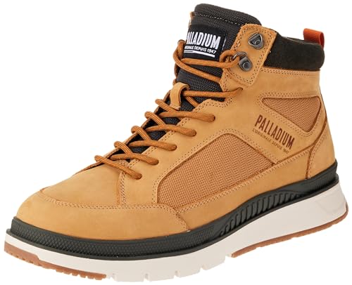 Palladium Herren Pallasider Mid Cuff Sneaker, Braun, 39 EU von Palladium