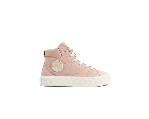 Palladium Jungen Ace Kids Lo Cuff Sneaker, Pink, 28 EU von Palladium