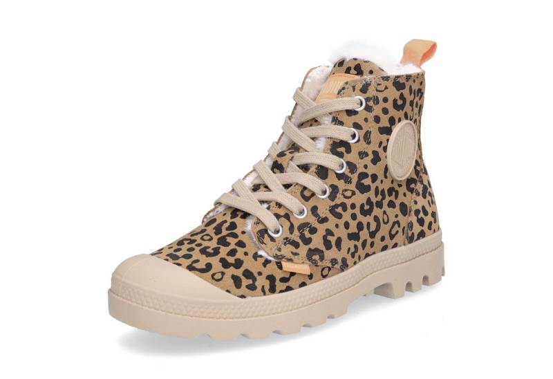 Palladium Palladium Damen Sneaker Pampa Hi Zip Wl braun Leo Sneaker von Palladium