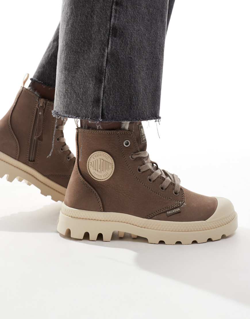 Palladium - Pampa HI - Schuhe in Braun mit Reißverschluss von Palladium