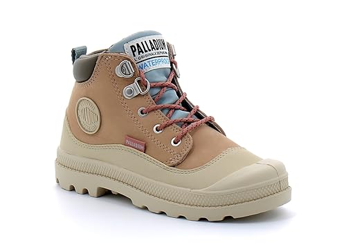 Palladium Jungen Pampa Hi Cuff Hkr Wp Outdoor boots, Mehrfarbig, 33 EU von Palladium