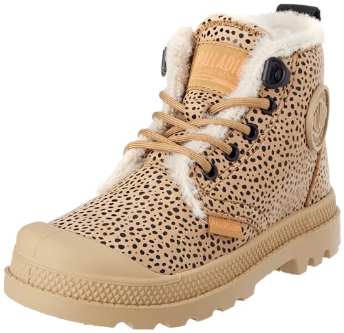 Palladium Pampa Hi Zip Wool Mode-Stiefel, Dear Brown Safari, 30 EU von Palladium