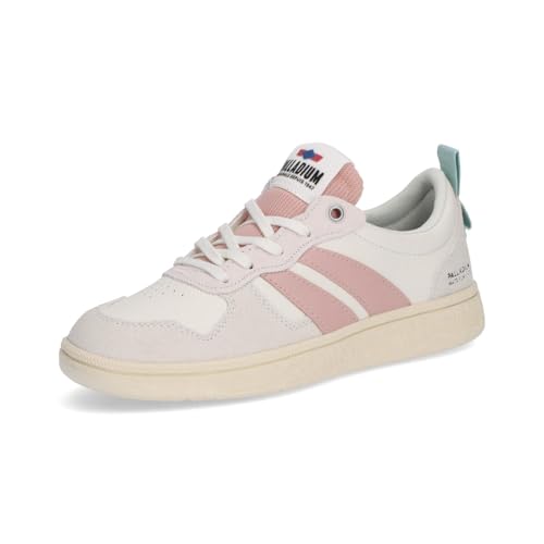 Palladium Unisex Pallacup Ankle Boot, Cream/Powder PINK, 39 EU von Palladium