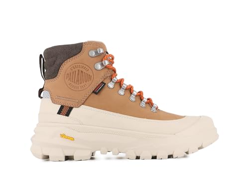 Palladium Unisex Pallarider Thins Wp+ Ankle Boot, Dear Brown Milk, 38 EU von Palladium