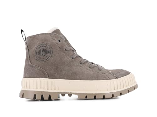 Palladium Unisex Pallashock Zip Warm Stiefelette, grau, 40.5 EU von Palladium