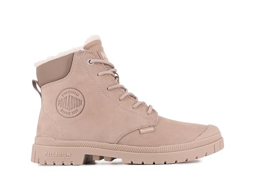 Palladium Unisex Sp20 Cuff LTH Wp Wl Stiefelette, Rosa, 43 EU von Palladium