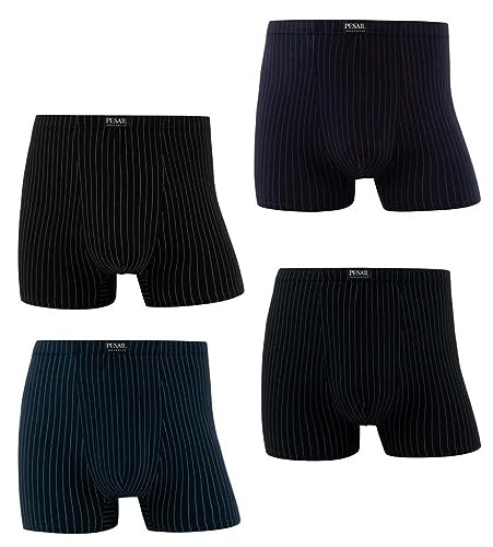4er Pack Herren Boxershorts | weiche atmungsaktive Viscose-Bambus Übergröße Retroshorts (as3, Alpha, 6X_l, Regular, Regular, Mehrfarbig 2) von Palleon