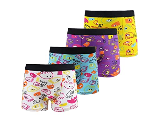 4er Pack Jungen Boxershorts Kinder Retroshorts Unterhosen Mehrfarbig / 104-110 von Palleon