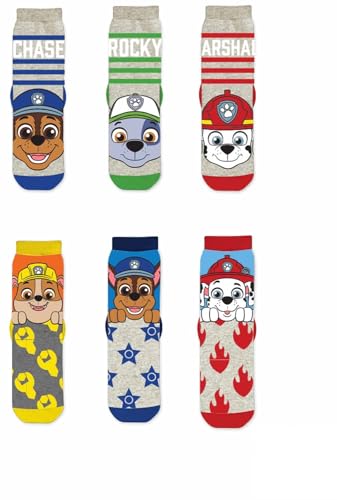 6er Pack Jungen Socken Kinder Strümpfe Paw Patrol 23-26 / Paw Patrol von Palleon