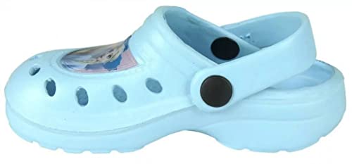 Frozen Die Eiskönigin Mädchen Clogs | Kinder Hausschuhe | Schuhe für den Strand | Pool | Schwimmbad (Mehrfarbig 2, Numeric_22) von Palleon