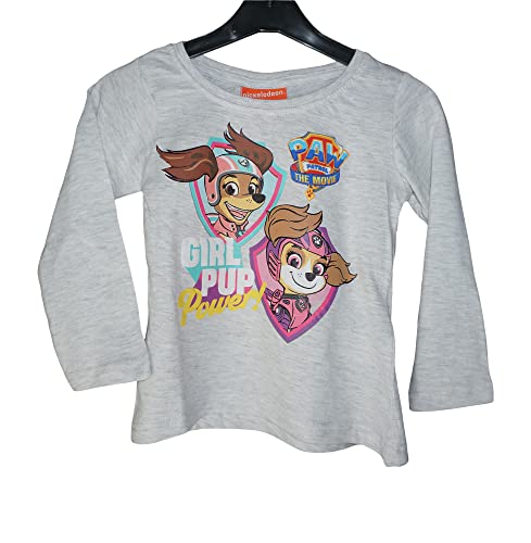 Paw Patrol Mädchen Langarmshirt | Kinder Langarm Pullover (122, Mehrfarbig) von Palleon