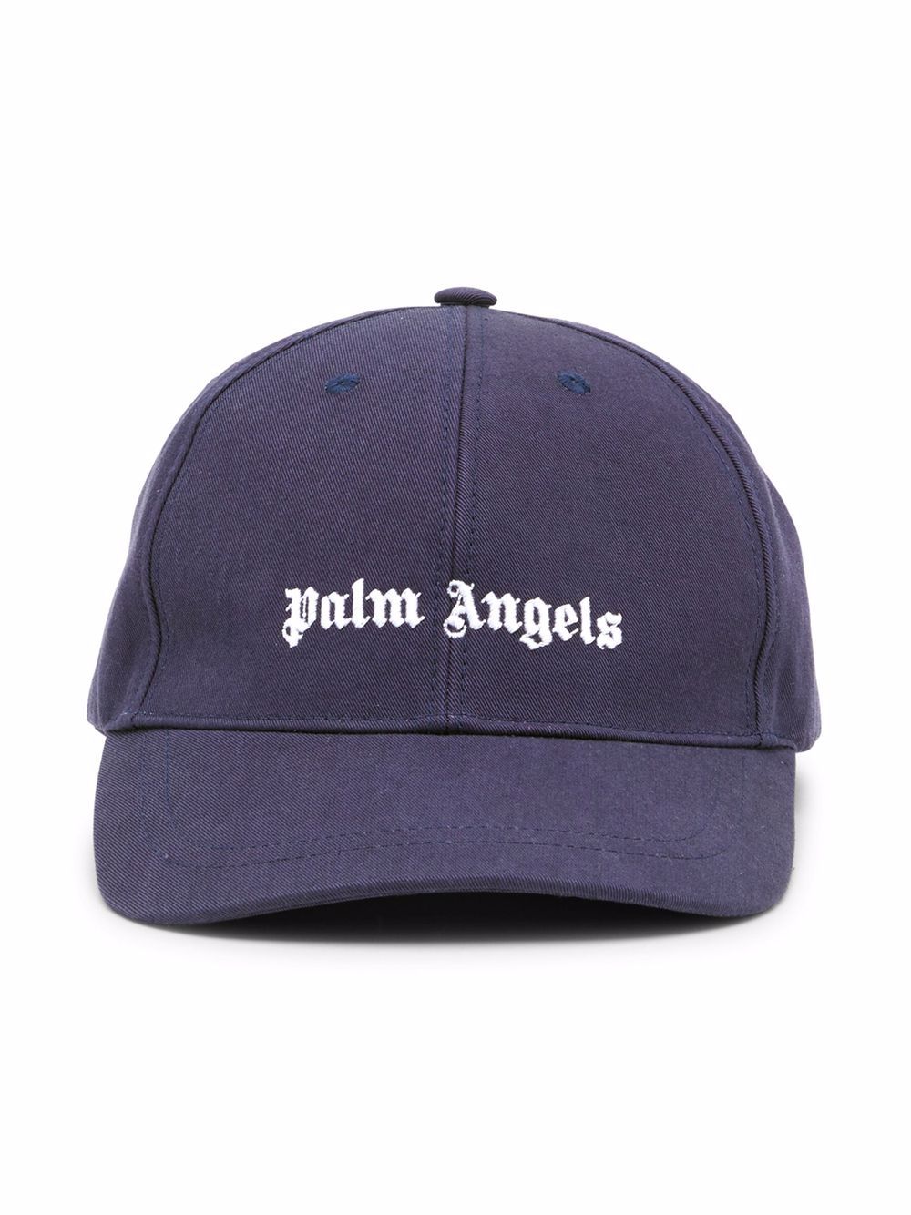 Palm Angels Kids Baseballkappe mit Logo-Stickerei - Blau von Palm Angels Kids