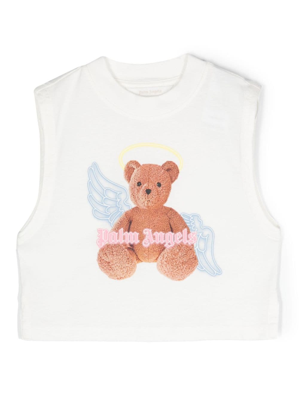 Palm Angels Kids Bear Angel Tanktop - Weiß von Palm Angels Kids