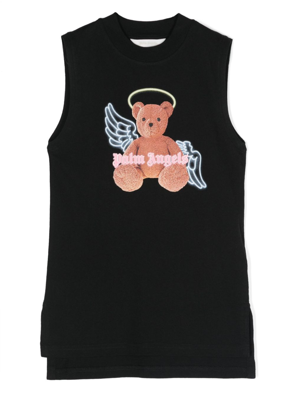 Palm Angels Kids Bear Angel Trägerkleid - Schwarz von Palm Angels Kids