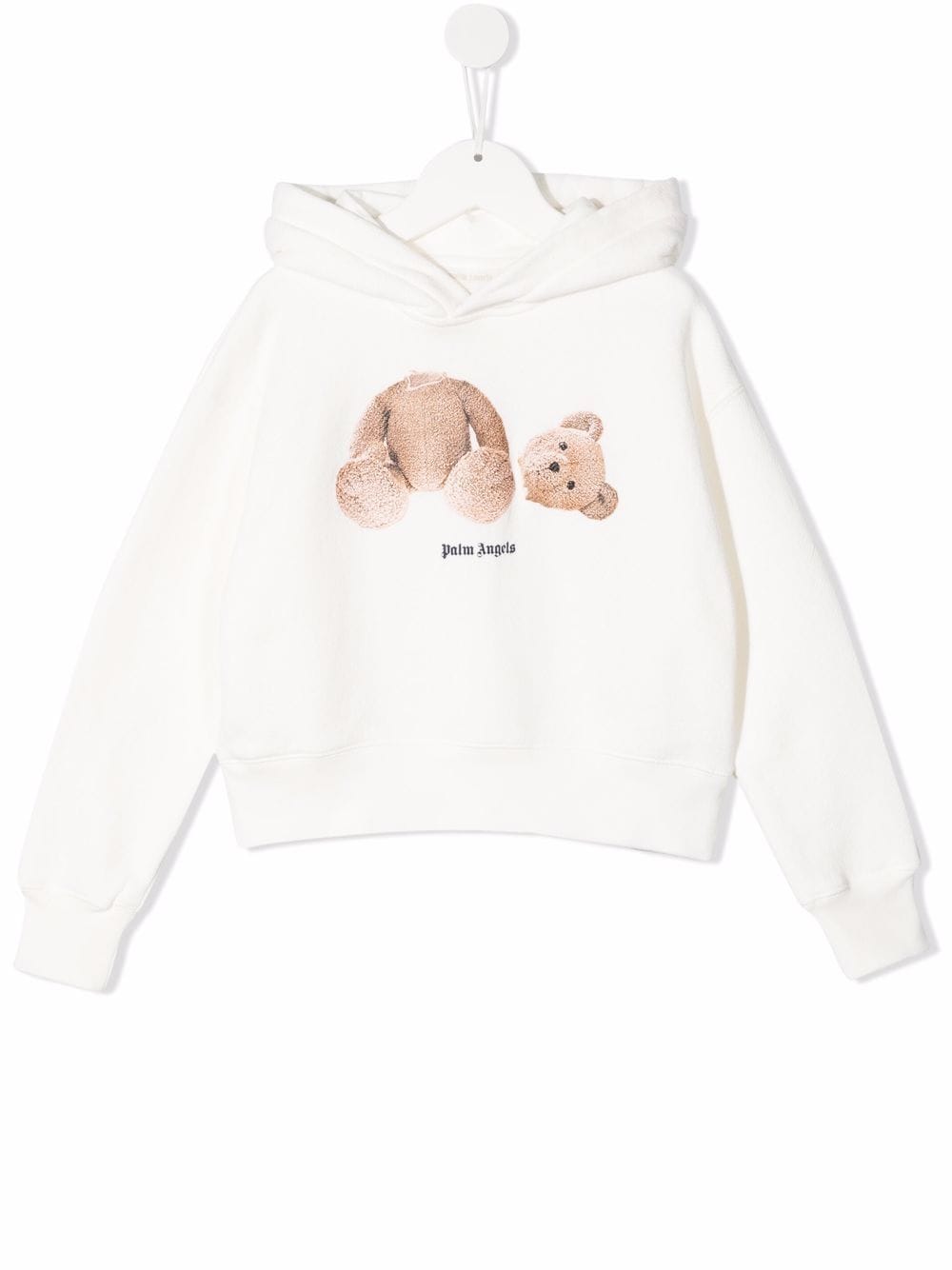 Palm Angels Kids Kapuzenpullover mit Bären-Motiv - Weiß von Palm Angels Kids