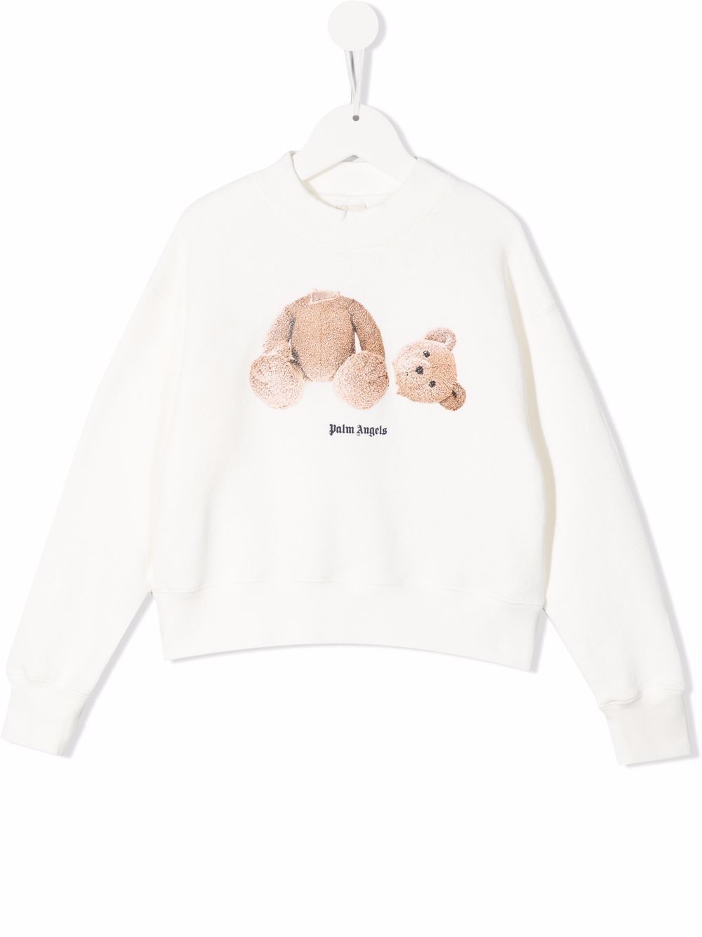 Palm Angels Kids Sweatshirt mit Bären-Motiv - Weiß von Palm Angels Kids