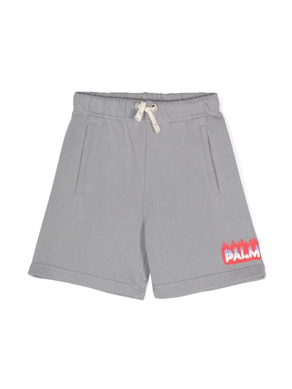 Palm Angels Kids Joggingshorts mit Flammen - Grau von Palm Angels Kids