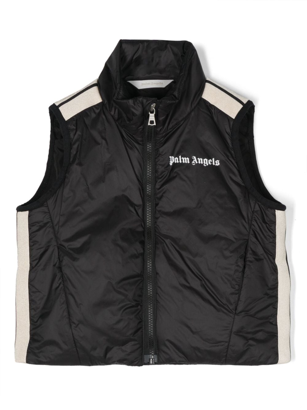 Palm Angels Kids Gefütterte Weste mit Logo-Print - Schwarz Palm Angels Kids Gefütterte Weste mit Logo-Print - Schwarz von Palm Angels Kids