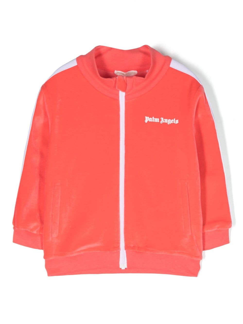 Palm Angels Kids Jacke mit Logo-Print - Orange von Palm Angels Kids