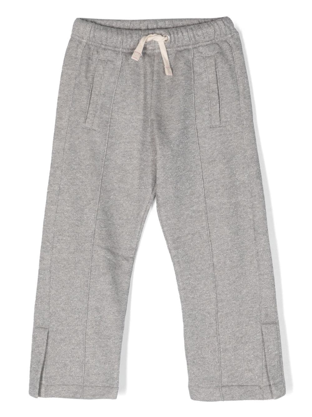 Palm Angels Kids Jogginghose aus Lurex - Grau von Palm Angels Kids