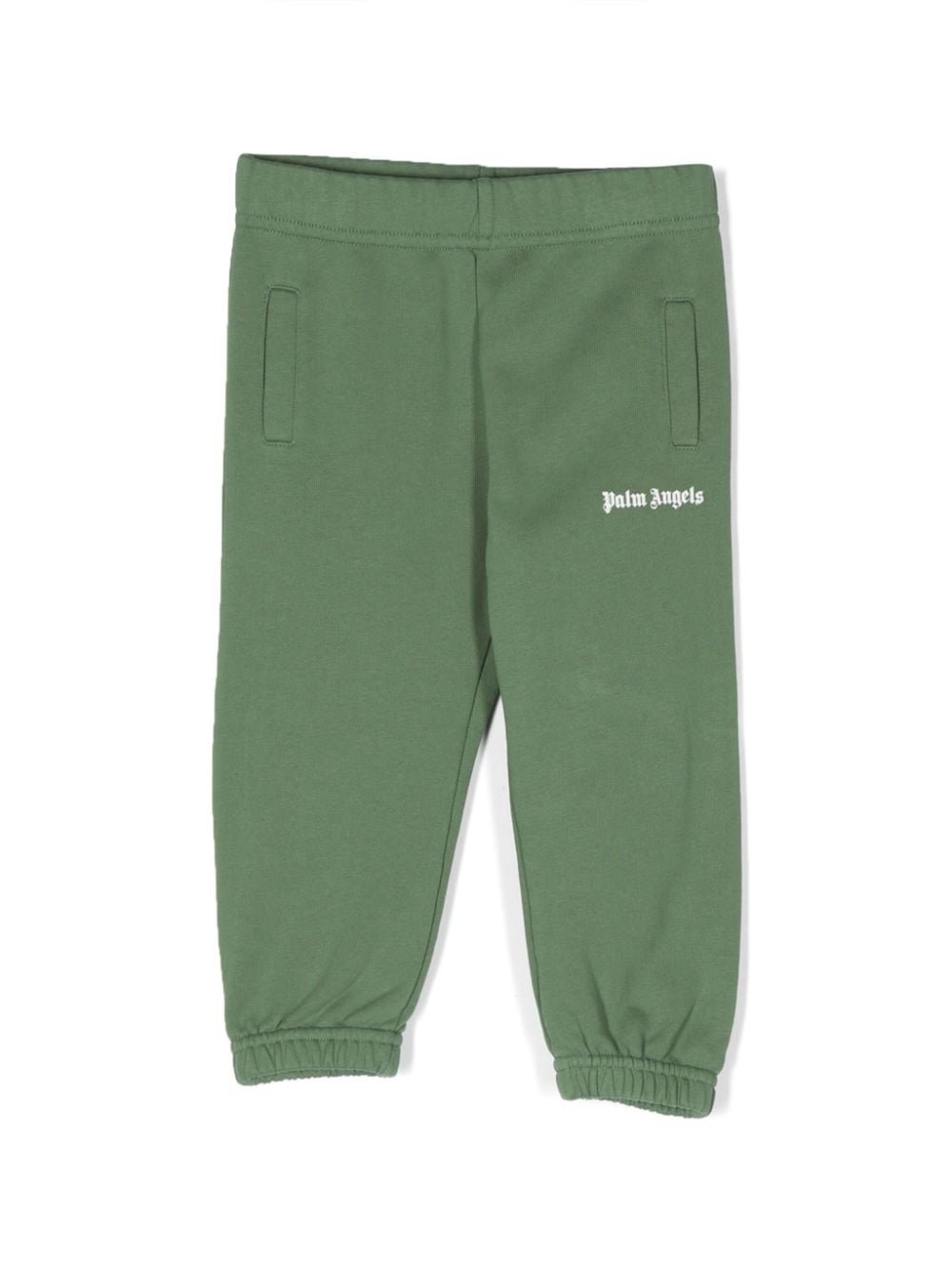 Palm Angels Kids Jogginghose mit Logo-Print - Grün von Palm Angels Kids