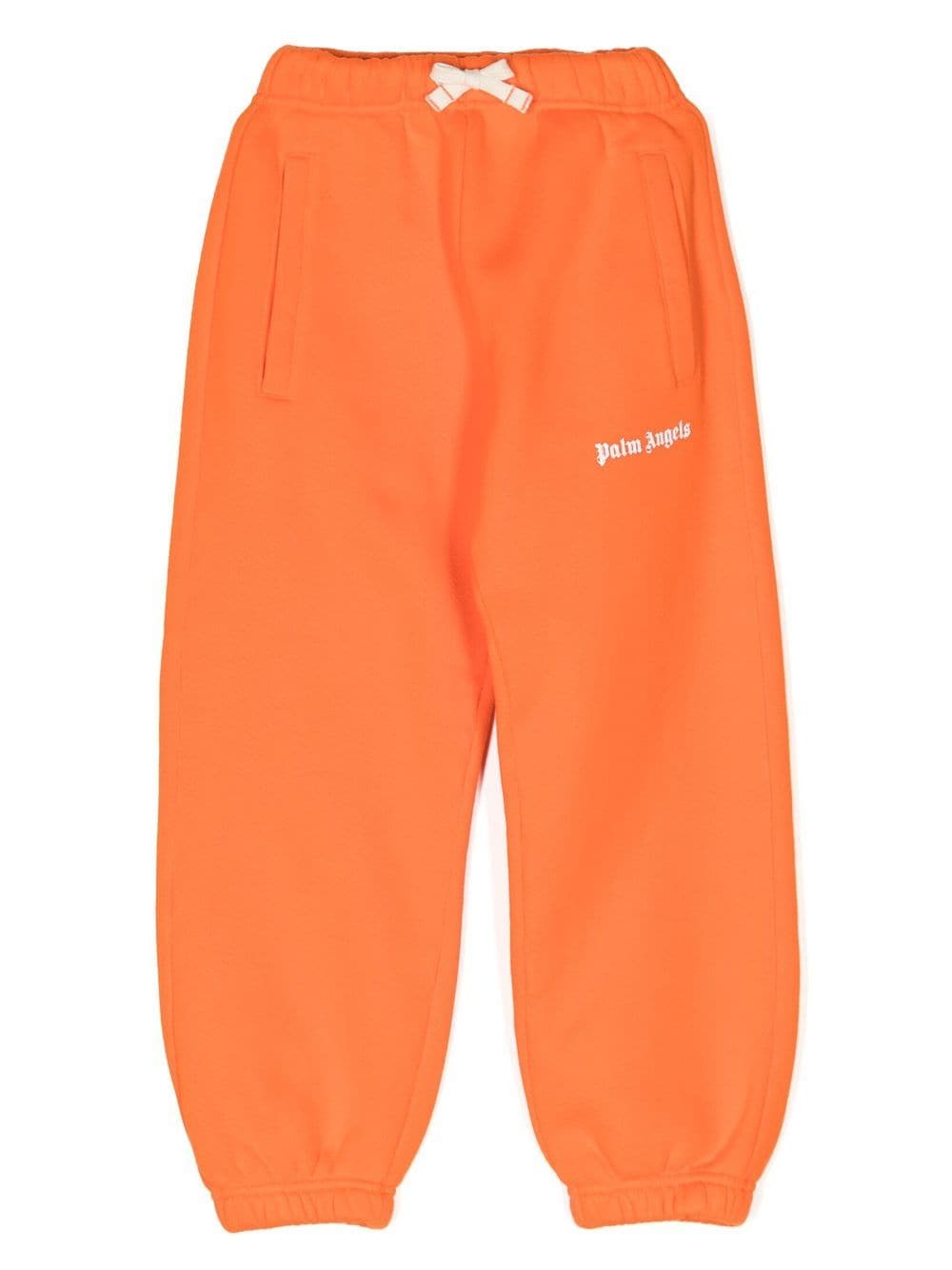 Palm Angels Kids Jogginghose mit Logo-Print - Orange von Palm Angels Kids