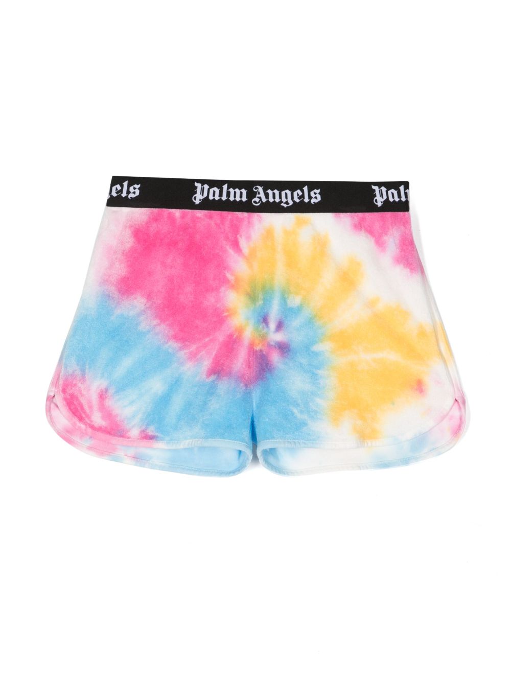 Palm Angels Kids Joggingshorts mit Batikmuster - Rosa von Palm Angels Kids