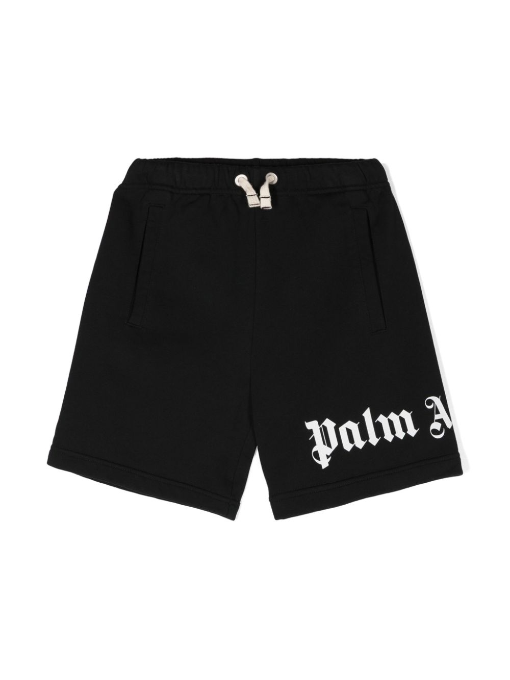 Palm Angels Kids Joggingshorts mit Logo-Print - Schwarz von Palm Angels Kids