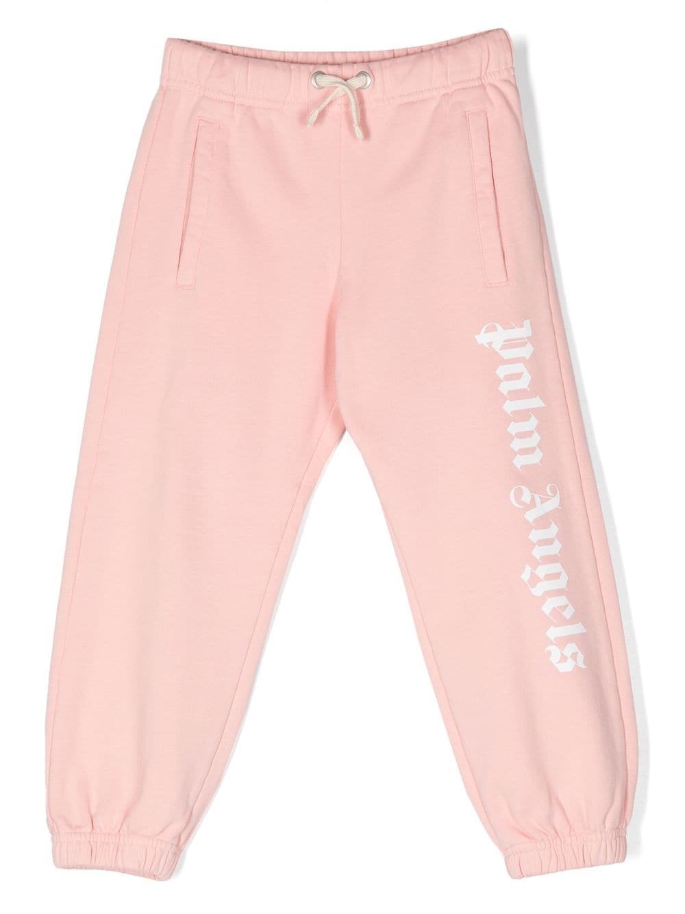 Palm Angels Kids Jogginghose mit Logo-Print - Rosa von Palm Angels Kids