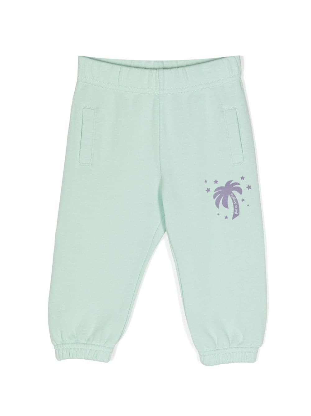 Palm Angels Kids Palm Stars Jogginghose - Grün von Palm Angels Kids