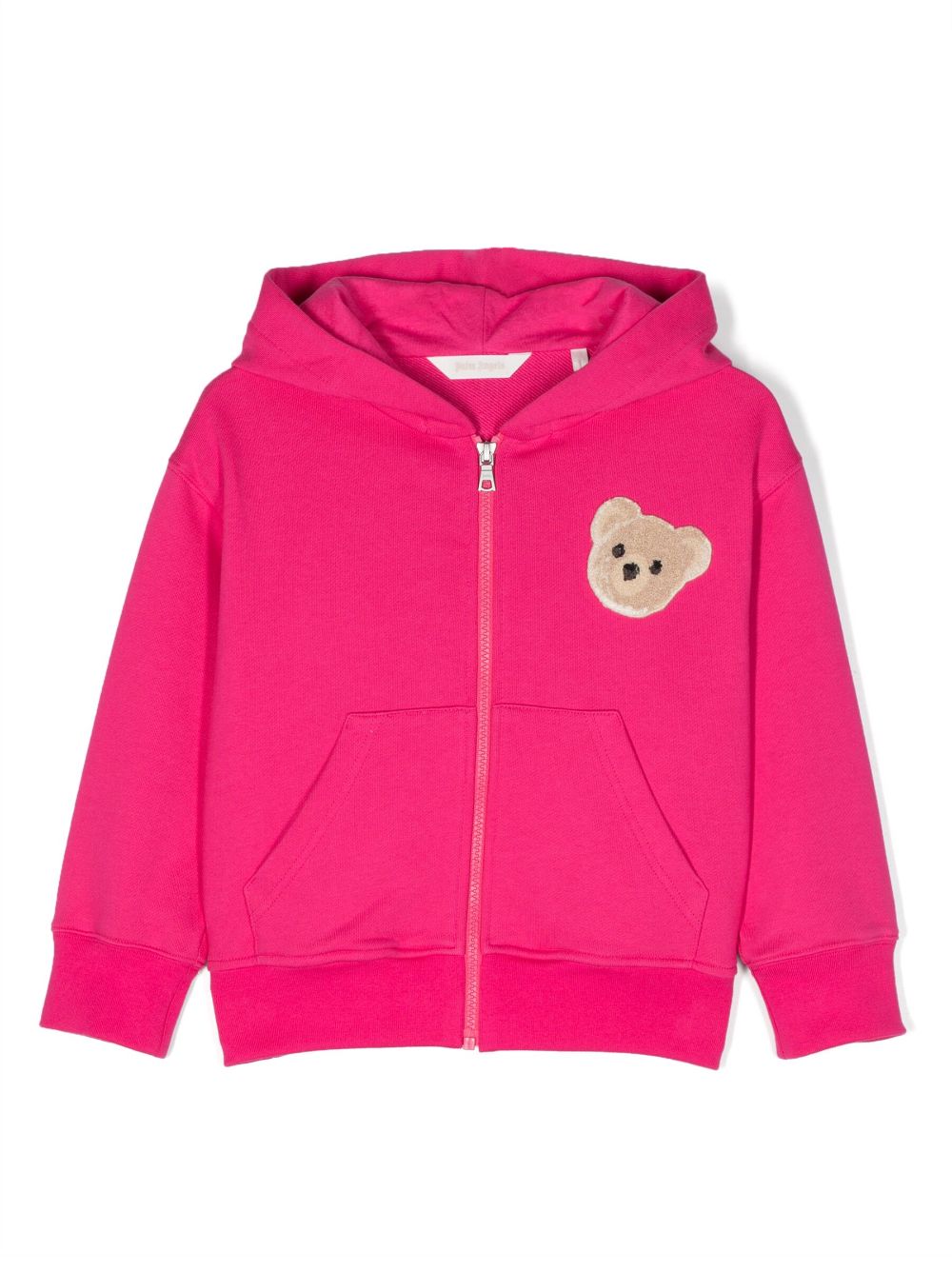 Palm Angels Kids Kapuzenjacke mit Teddy - Rosa von Palm Angels Kids