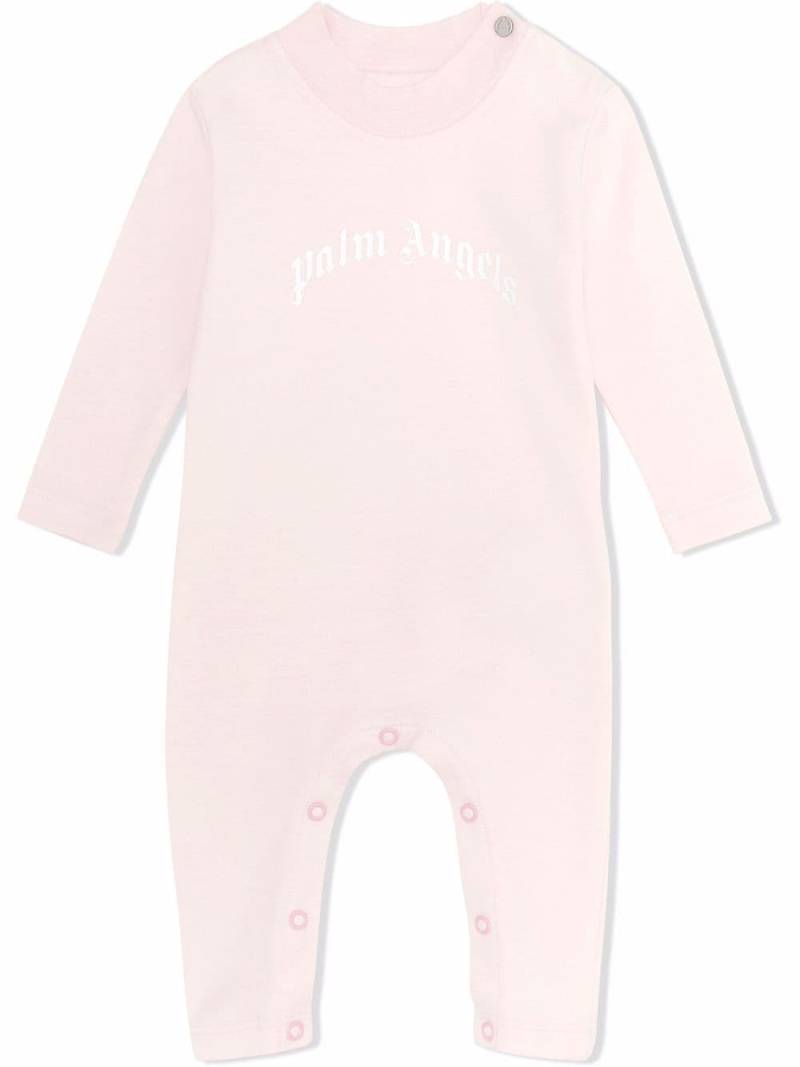 Palm Angels Kids Strampler mit Logo-Print - Rosa von Palm Angels Kids