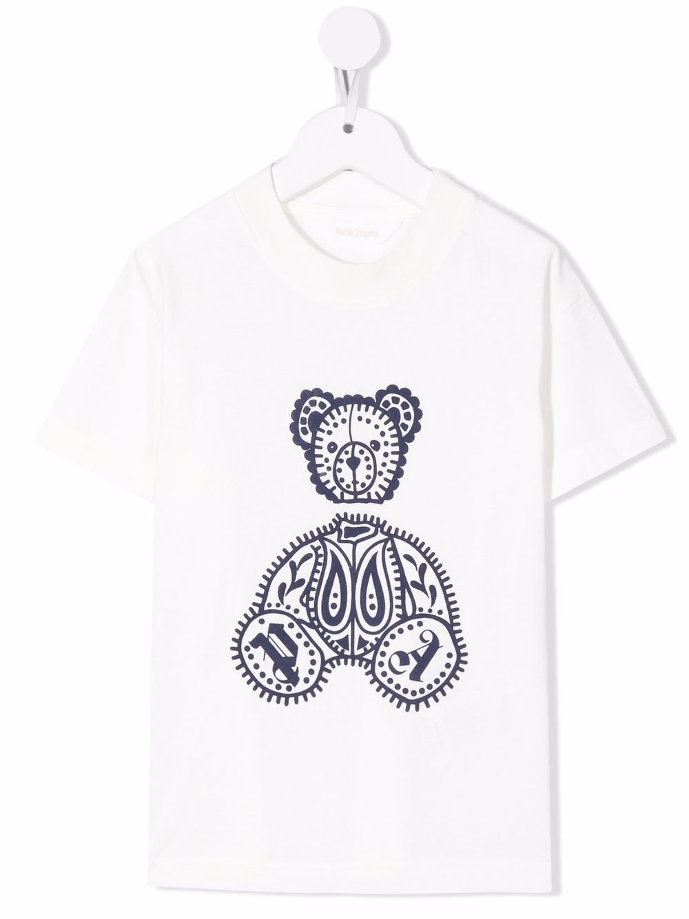 Palm Angels Kids Paisley Bear T-Shirt - Weiß von Palm Angels Kids