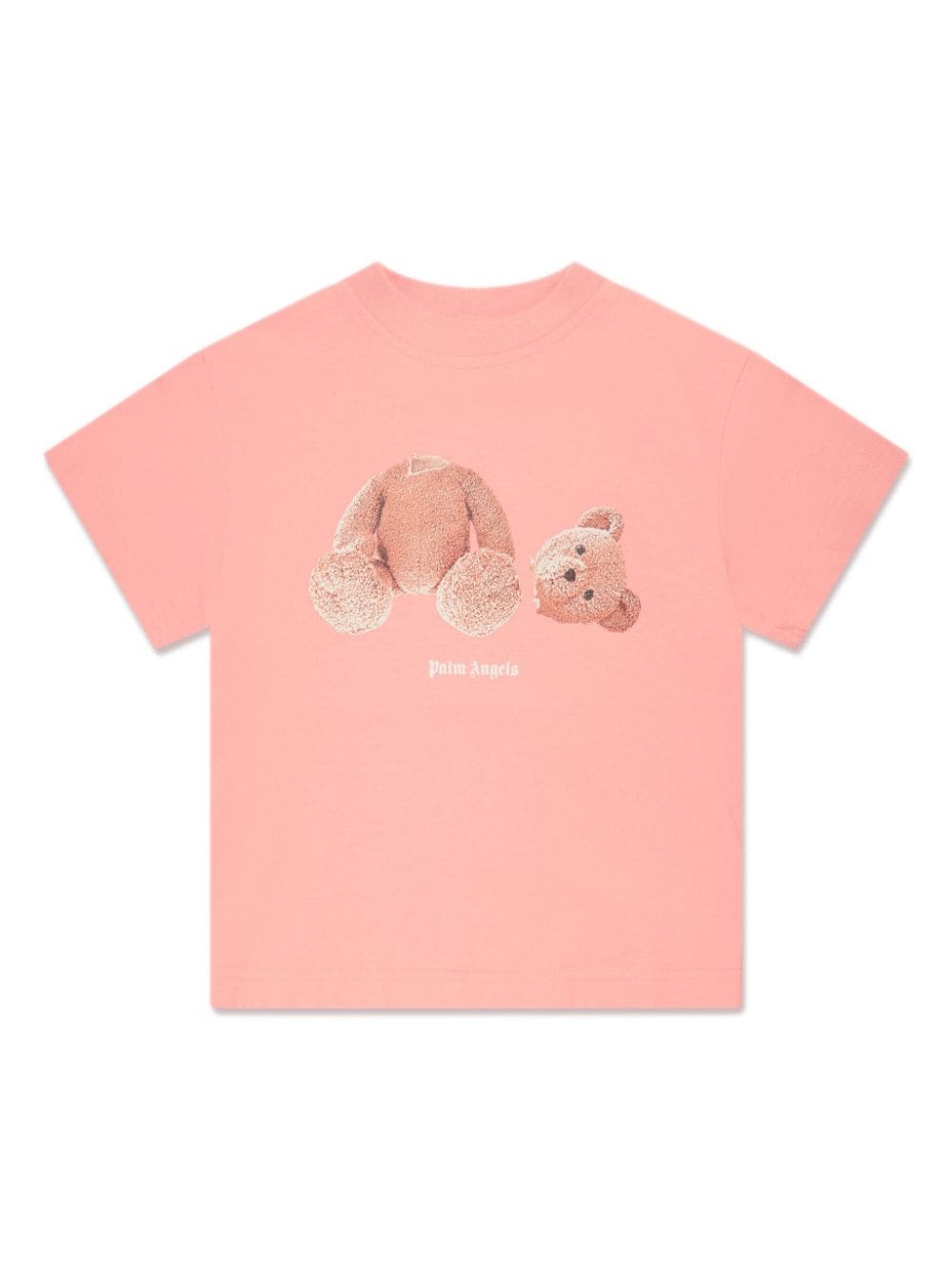 Palm Angels Kids T-Shirt aus Bio-Baumwolle mit Bär-Print - Rosa von Palm Angels Kids