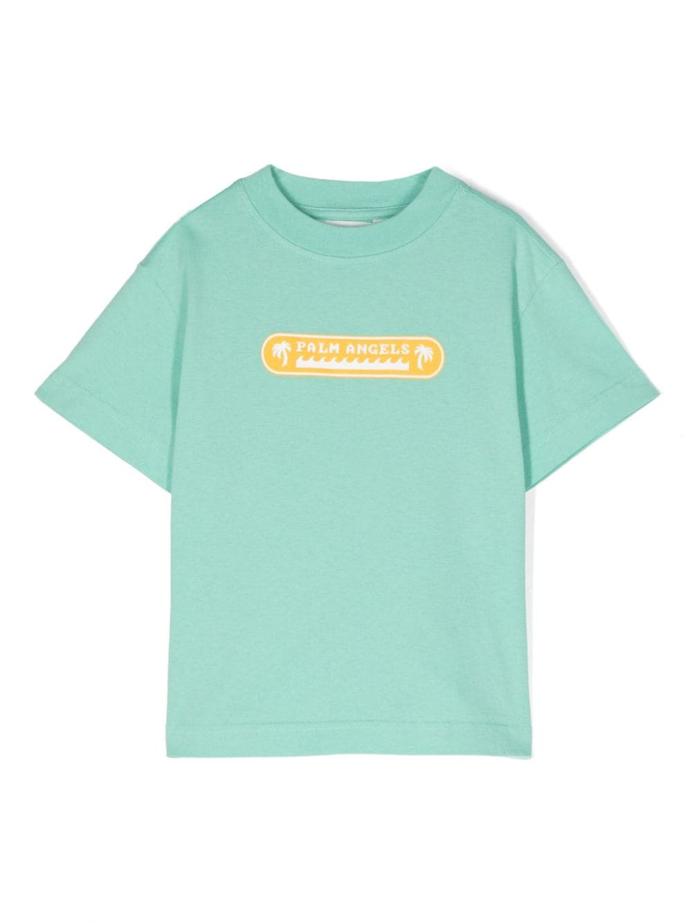 Palm Angels Kids Palm Waves T-Shirt - Grün von Palm Angels Kids