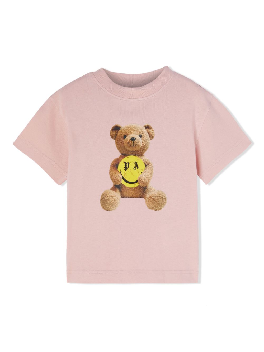 Palm Angels Kids T-Shirt mit Logo-Print - Rosa von Palm Angels Kids