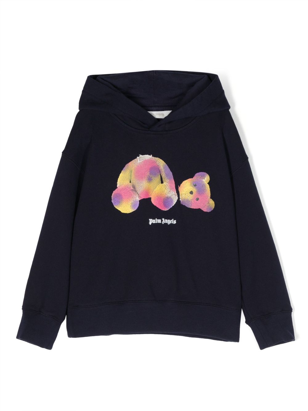 Palm Angels Kids Hoodie mit Teddy-Print - Blau von Palm Angels Kids