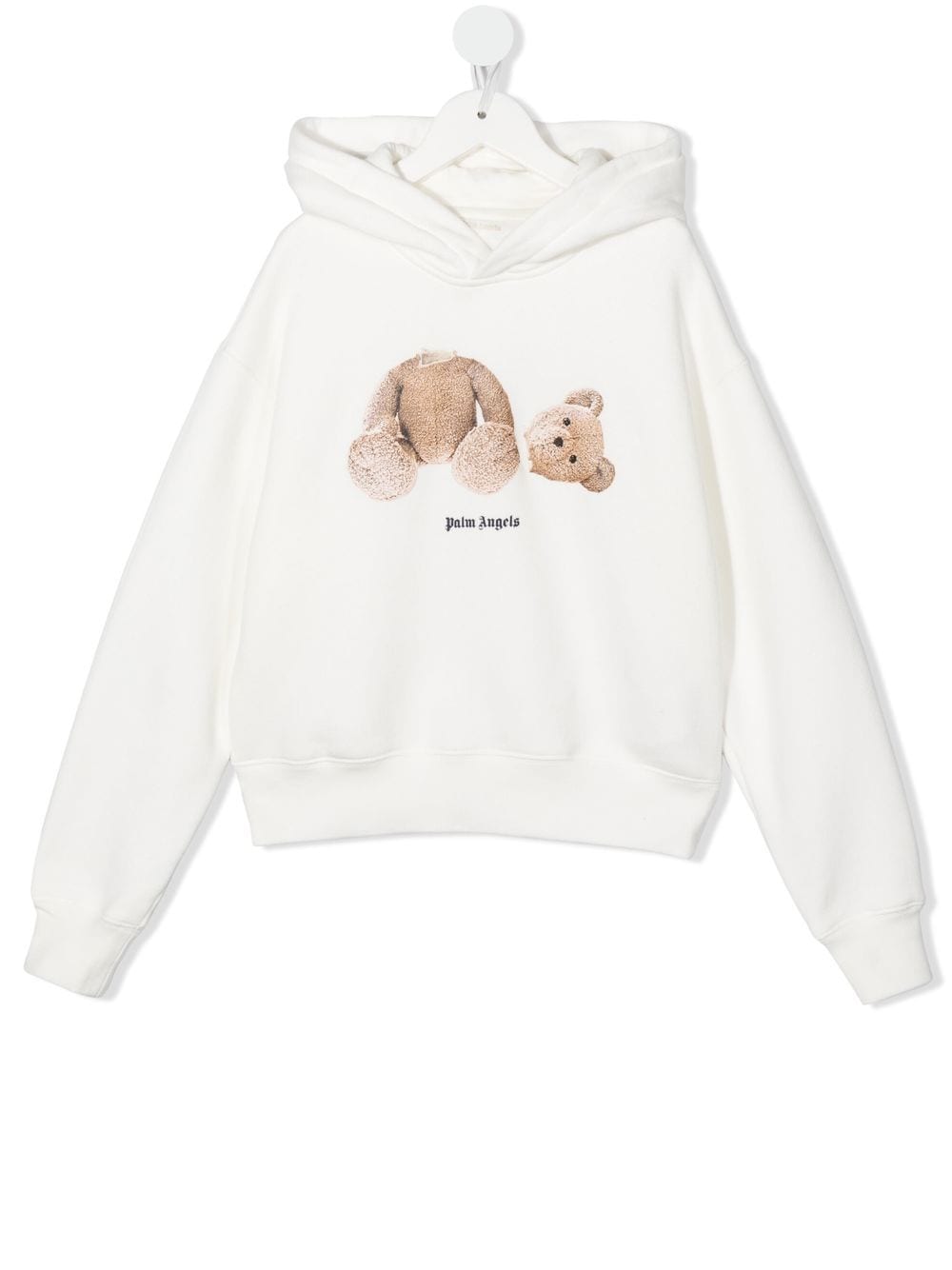 Palm Angels Kids Hoodie mit Teddy-Print - Weiß von Palm Angels Kids