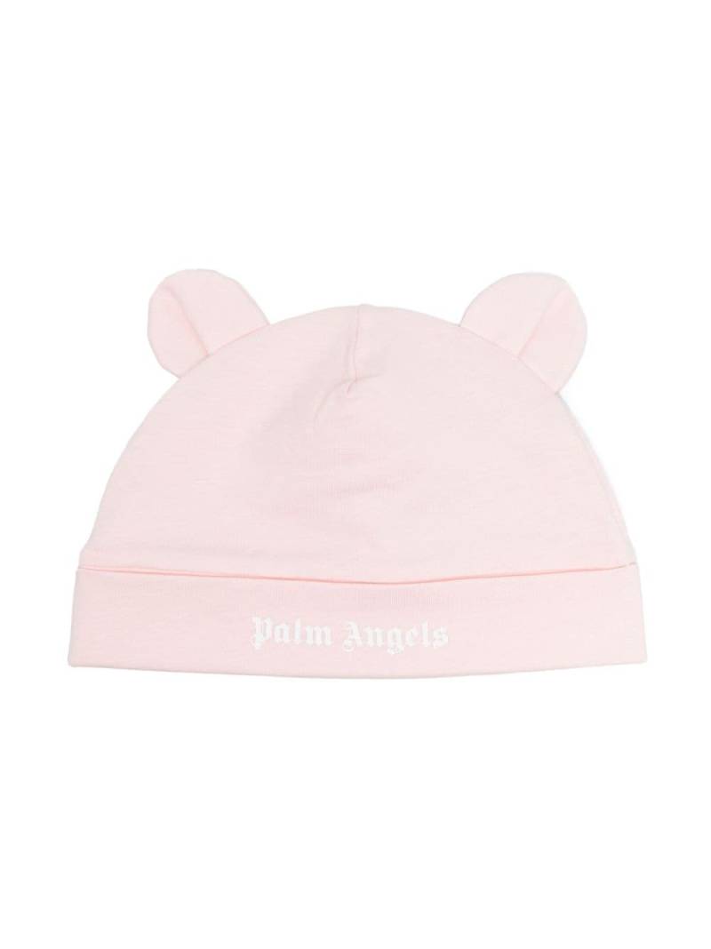 Palm Angels Kids Mütze mit Tierohren - Rosa von Palm Angels Kids