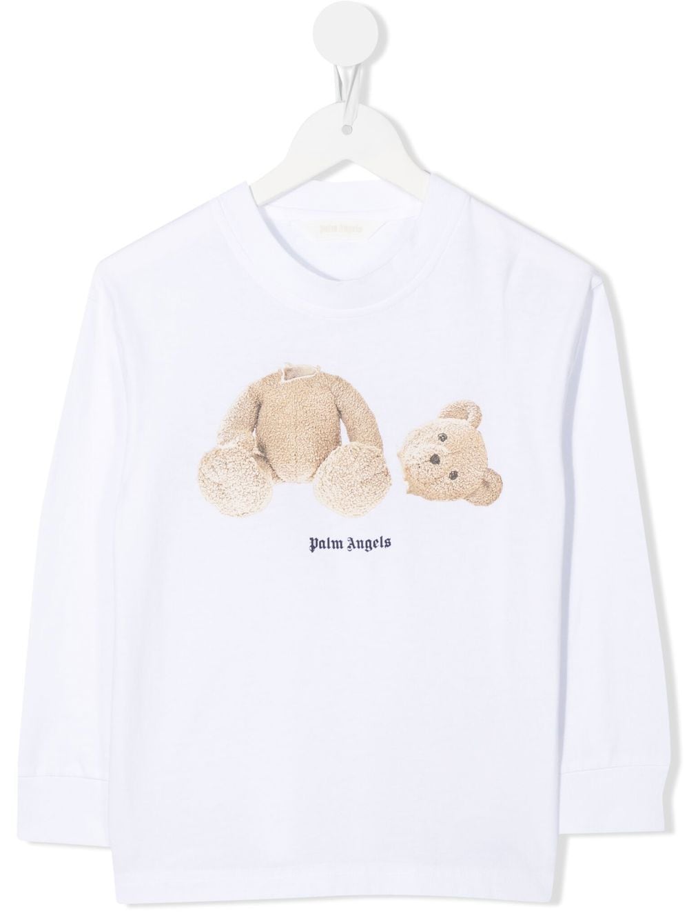 Palm Angels Kids T-Shirt mit Teddy-Print - Weiß von Palm Angels Kids